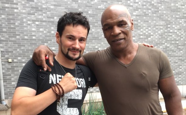 Pierre Bourdaud et Mike Tyson